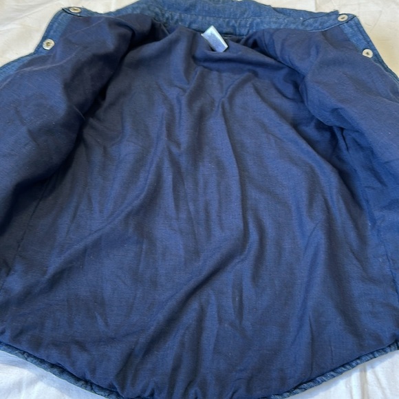 Hello Kitty Blue Quilted Jacket Snap Front Size 5/6 - Picture 5 of 8